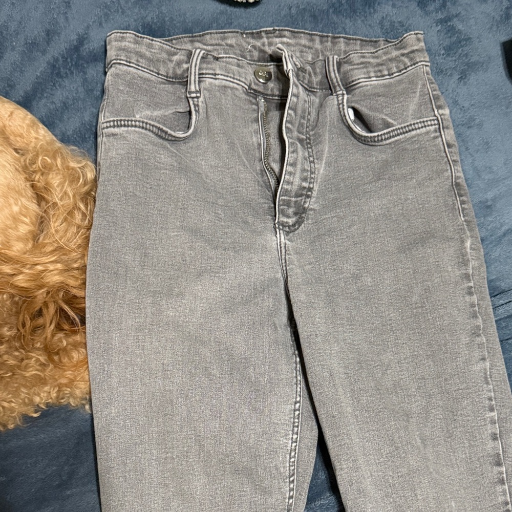 Zara Gray High Rise Women Jeans